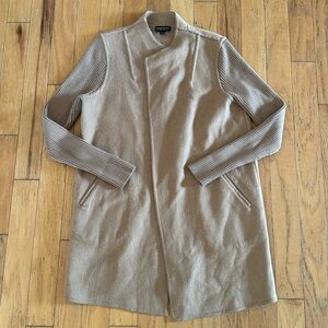 Repeat | Beige/Tan | Wool/Cashmere | Coat/Cardigan | Open Front | size L / EU 40